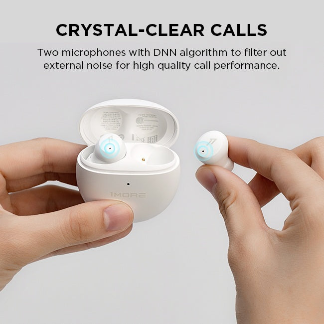 product-view 1MORE ComfoBuds Mini True Wireless Noise Cancelling Earbuds 